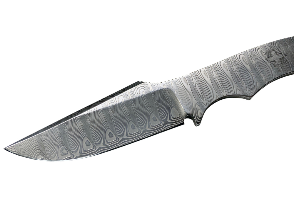 Klötzli Swiss Border Guard Neckknife Modell 23, Damast