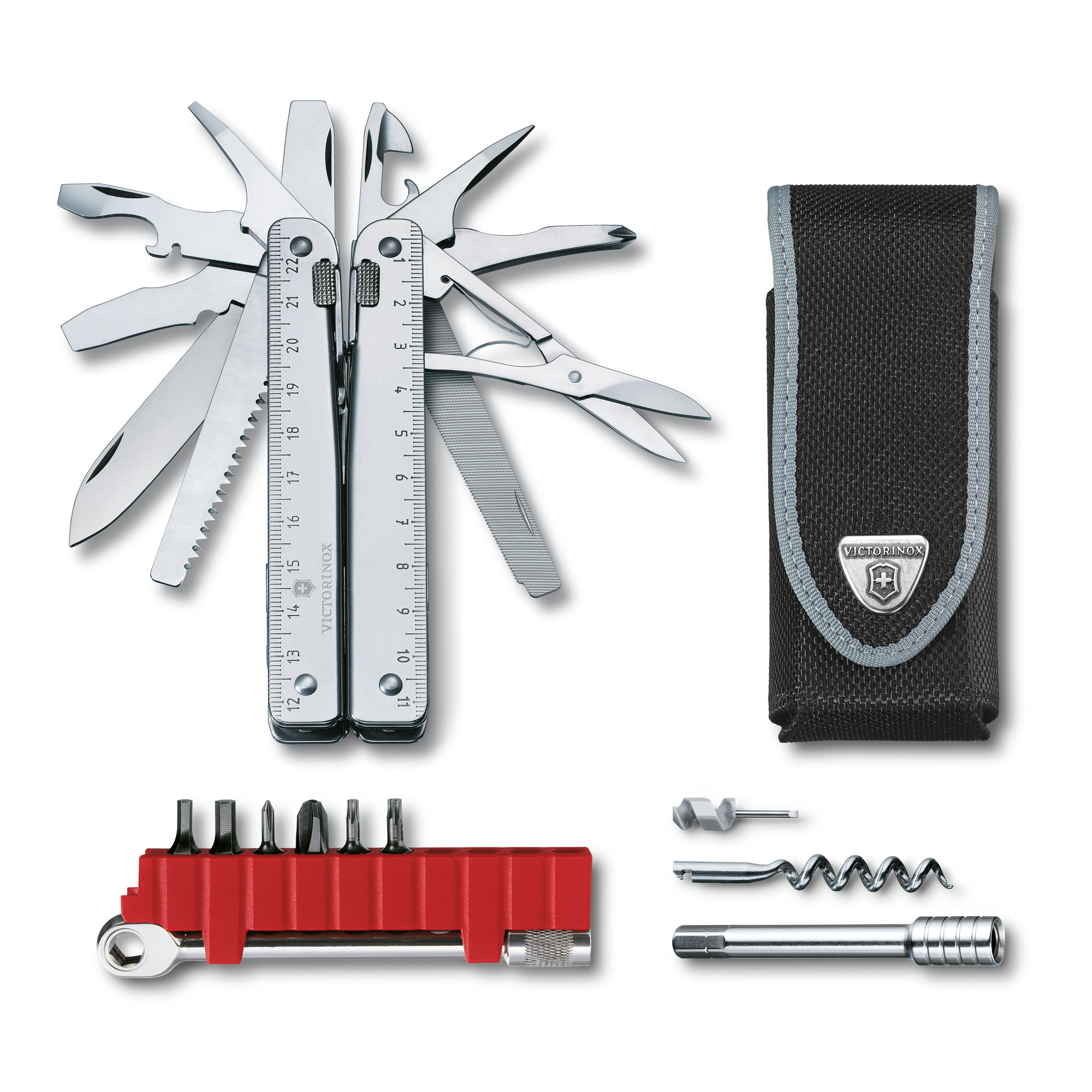 Victorinox Swiss Tool X Plus Ratchet, in Nylon-Gürteletui