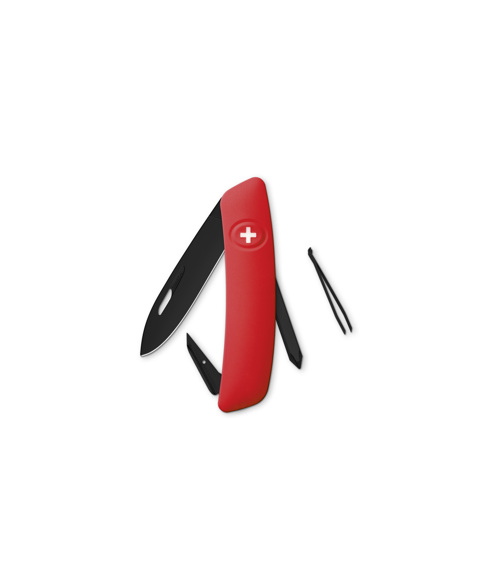 SWIZA Standard Allblack D02, Red