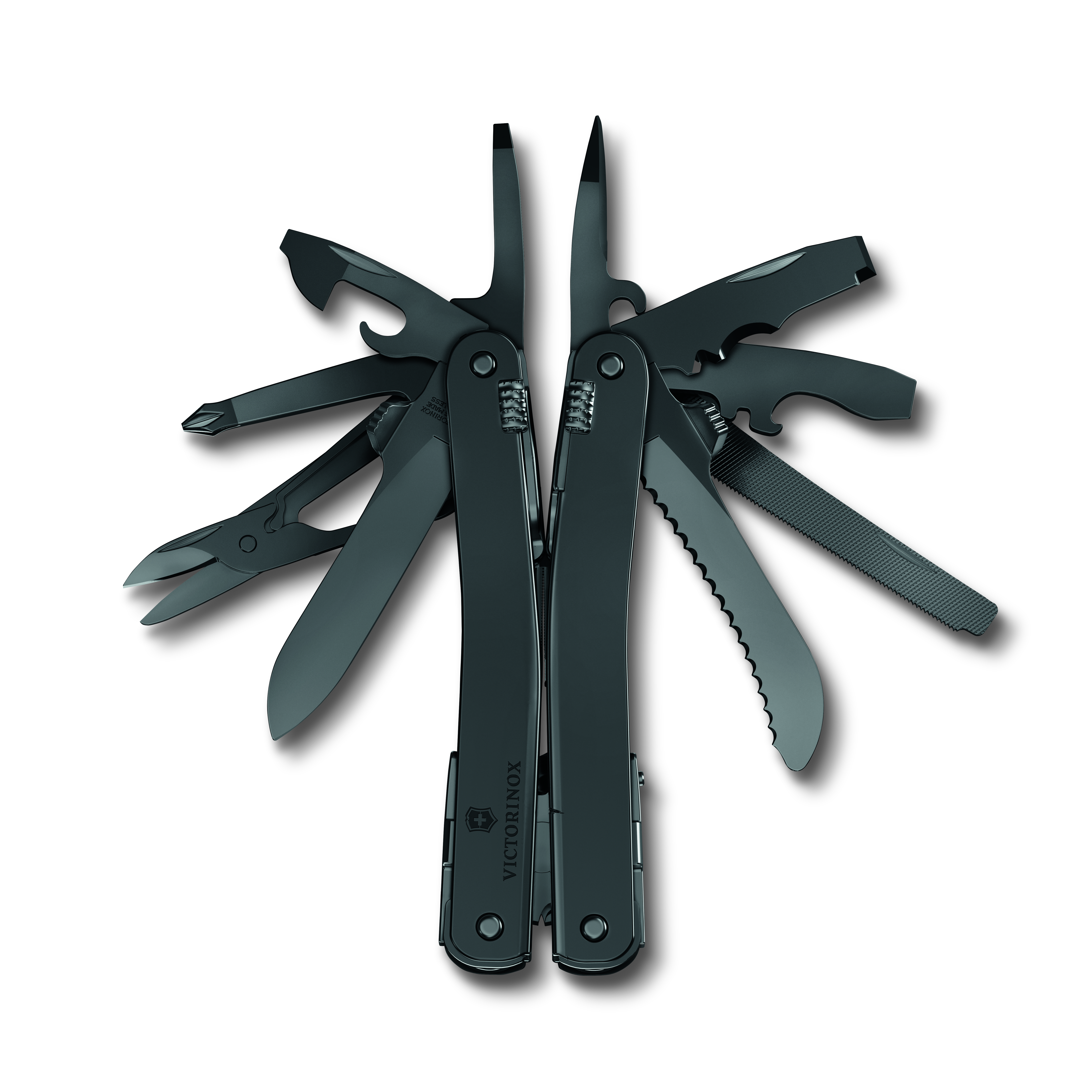 Victorinox Swiss Tool Spirit MXBS, black in Nylon-Gürteletui