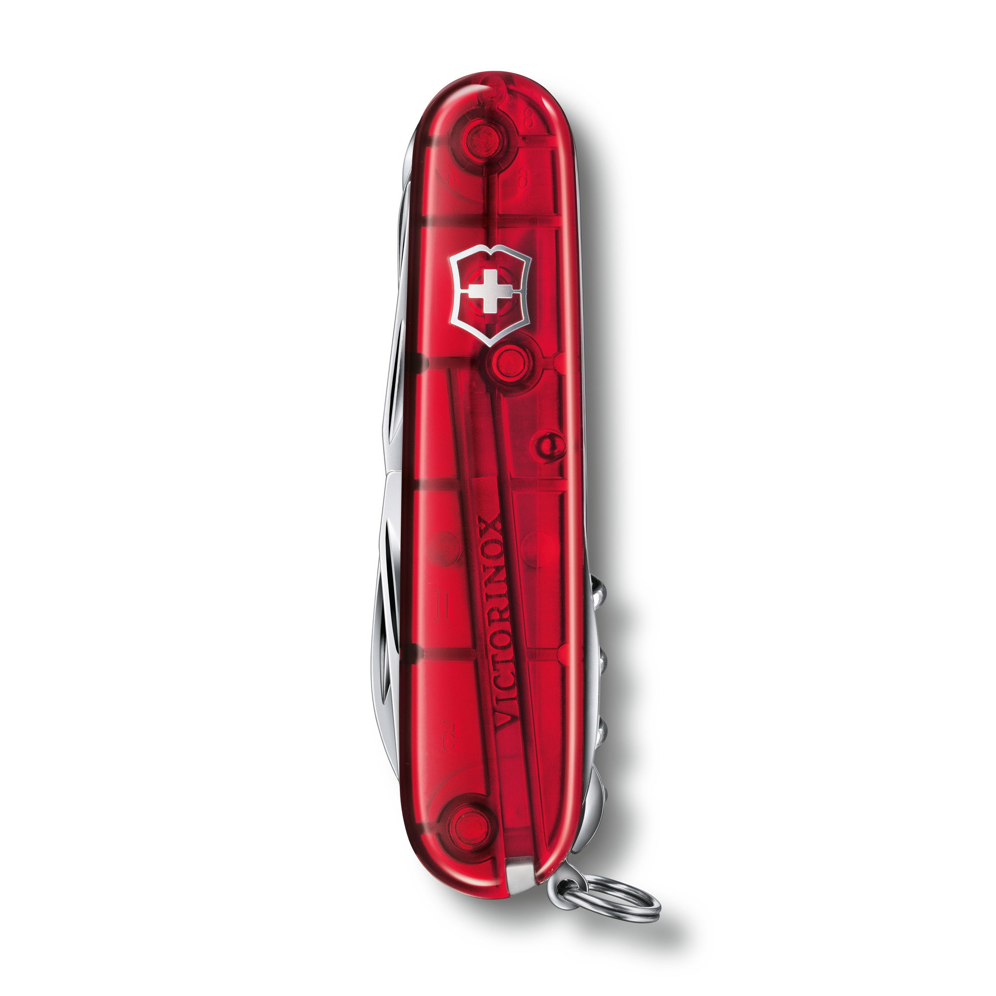 Victorinox Huntsman rot transparent 