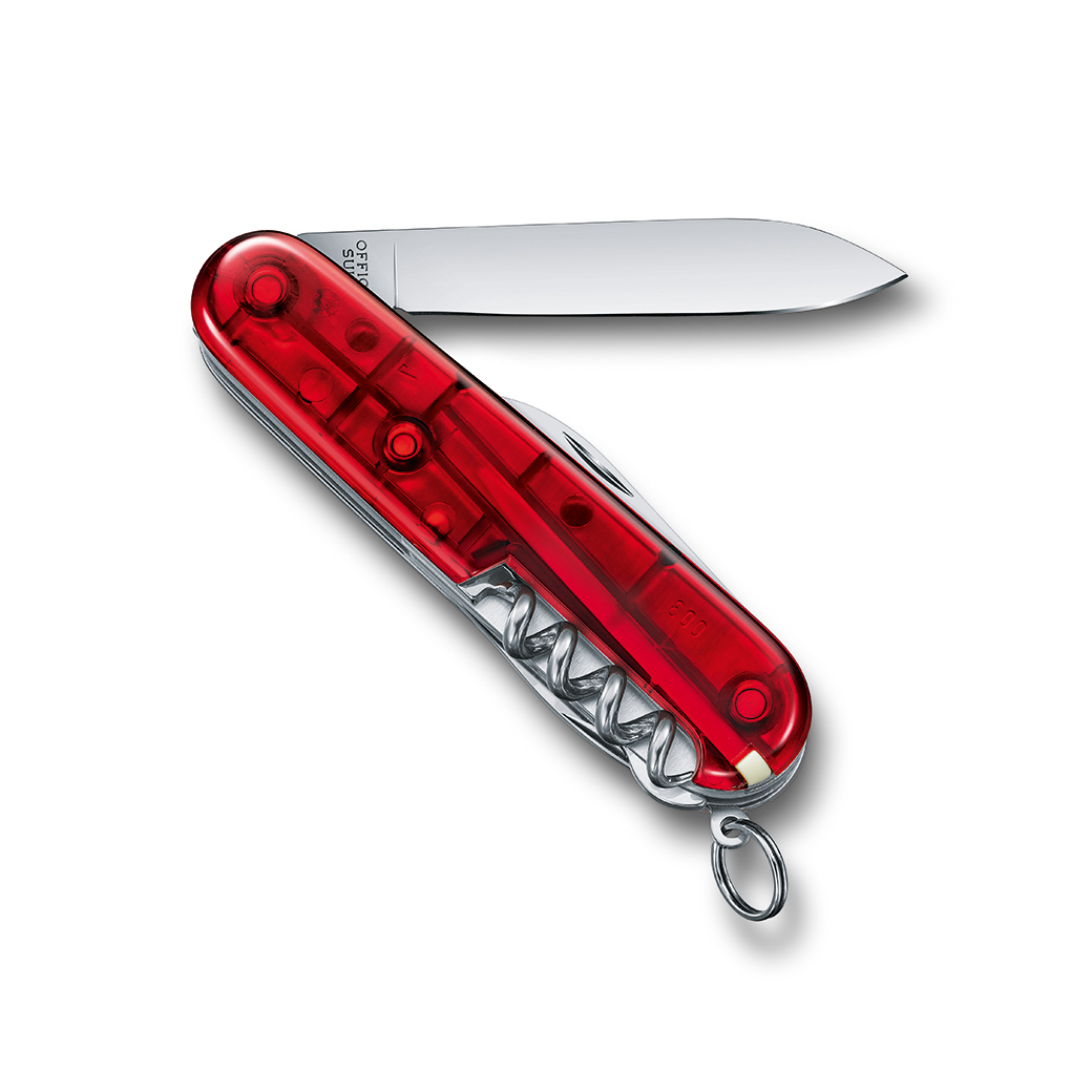 Victorinox Huntsman rot transparent 