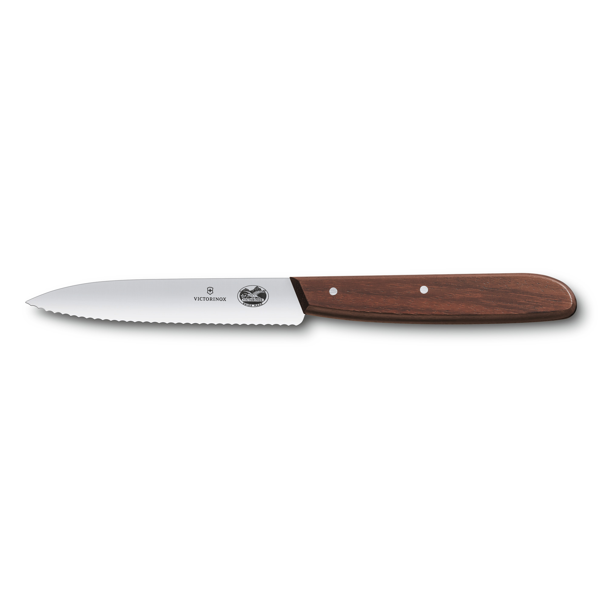 Victorinox Wood Gemüsemesser, Wellenschliff, 10cm