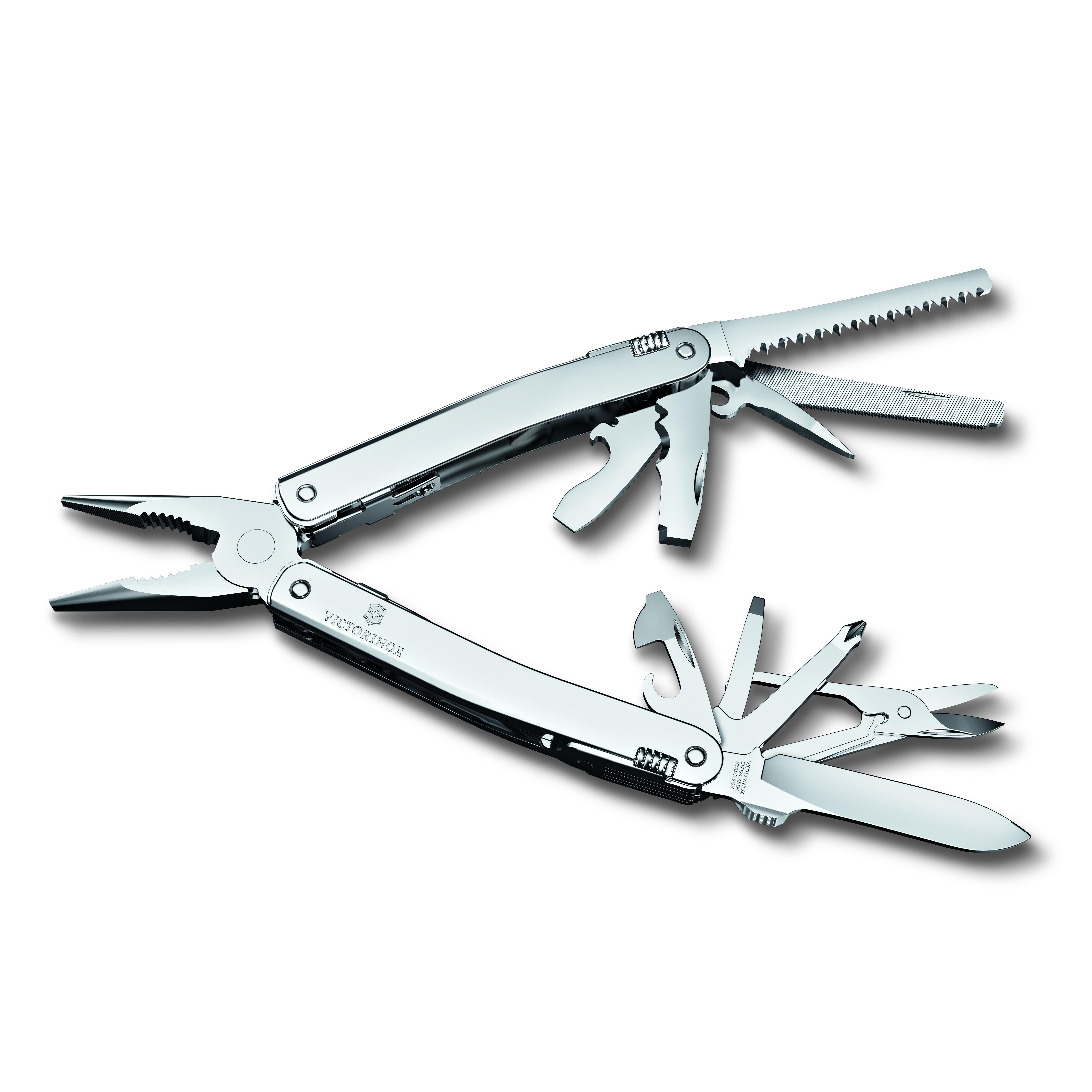 Victorinox Swiss Tool Spirit MX, silver in Nylon-Gürteletui