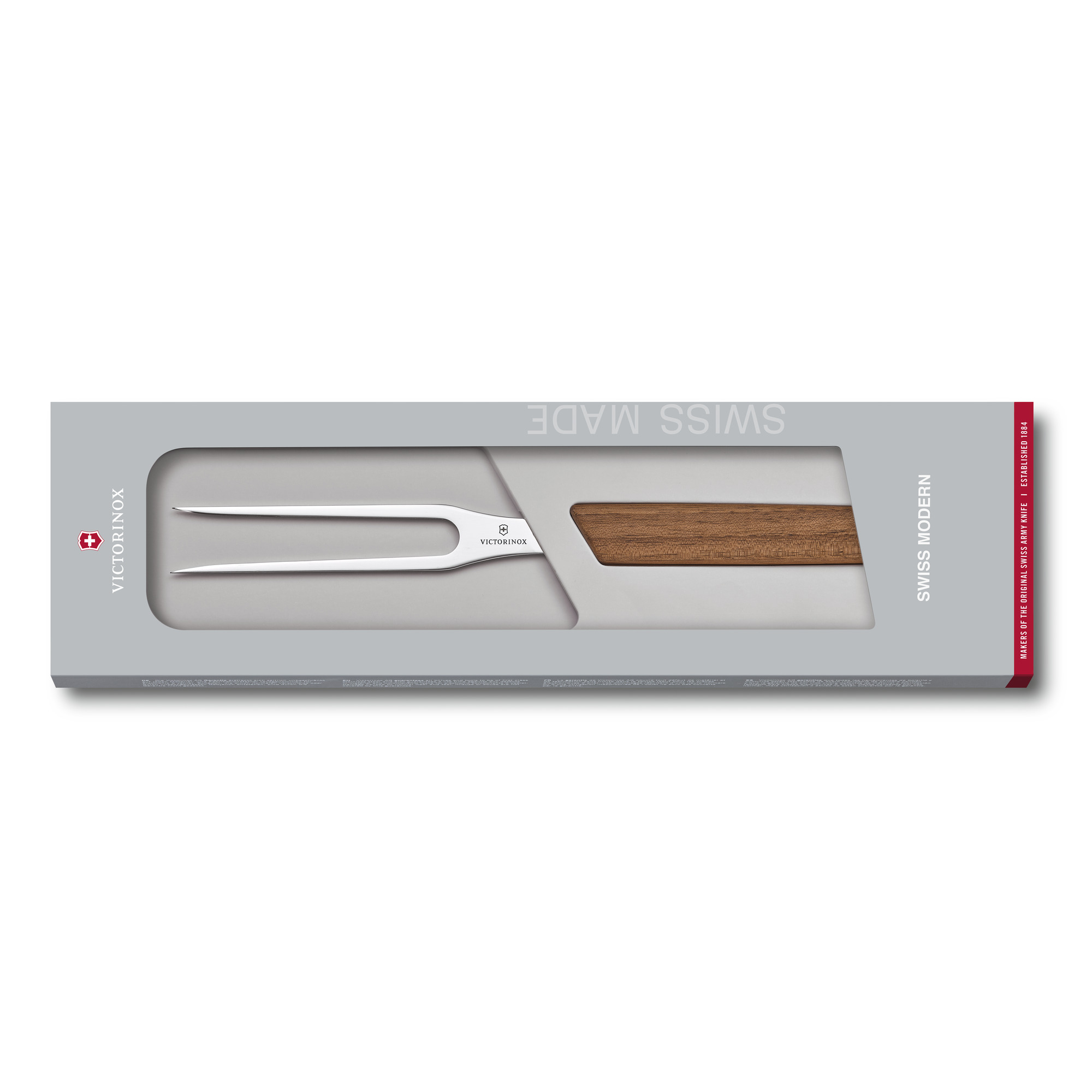 Victorinox Swiss Modern Wood Fleisch- und Bratengabel