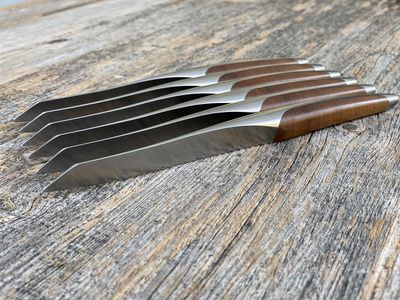 sknife Steakmesser 6er Set Esche schwarz