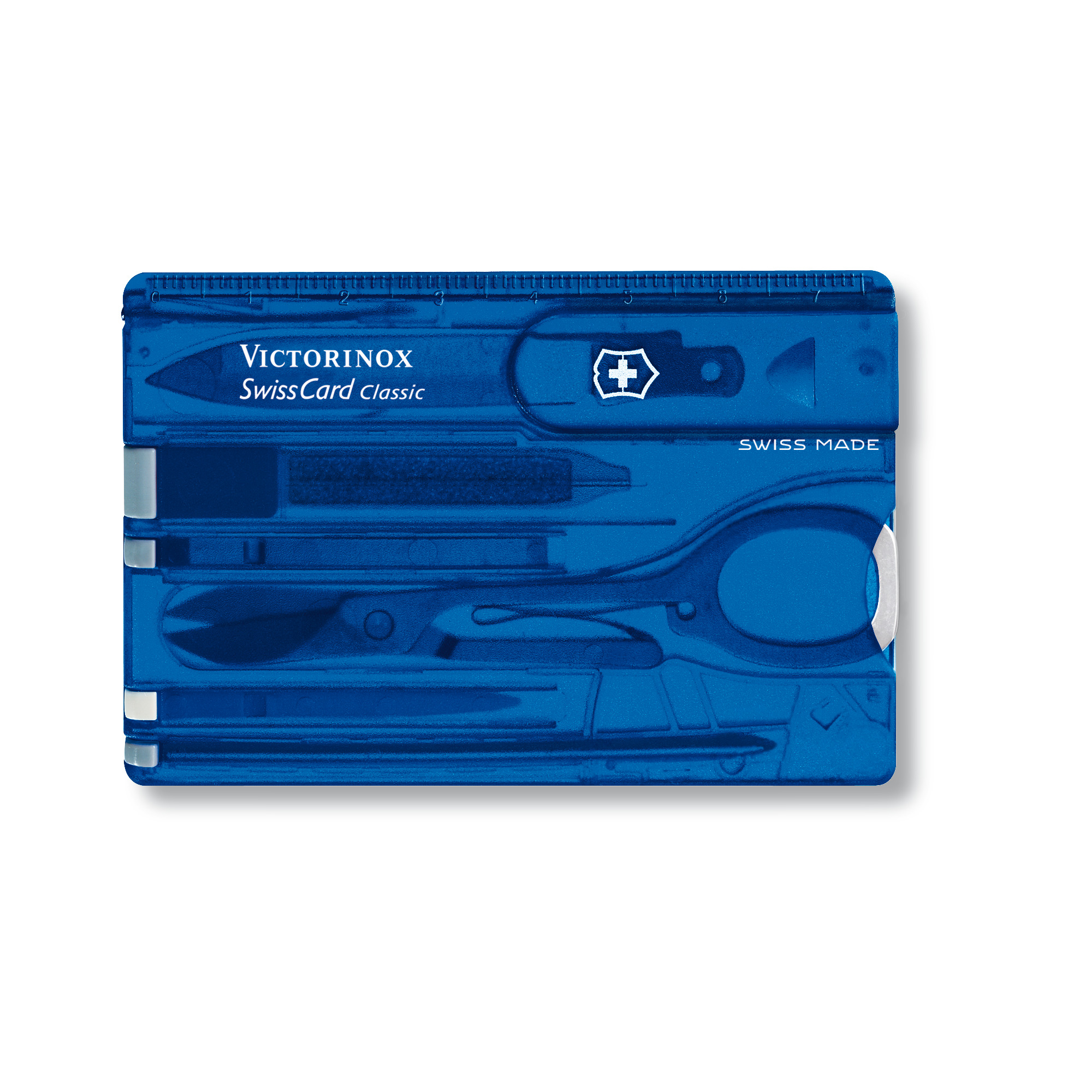 Victorinox Swiss Card Classic blau transparent