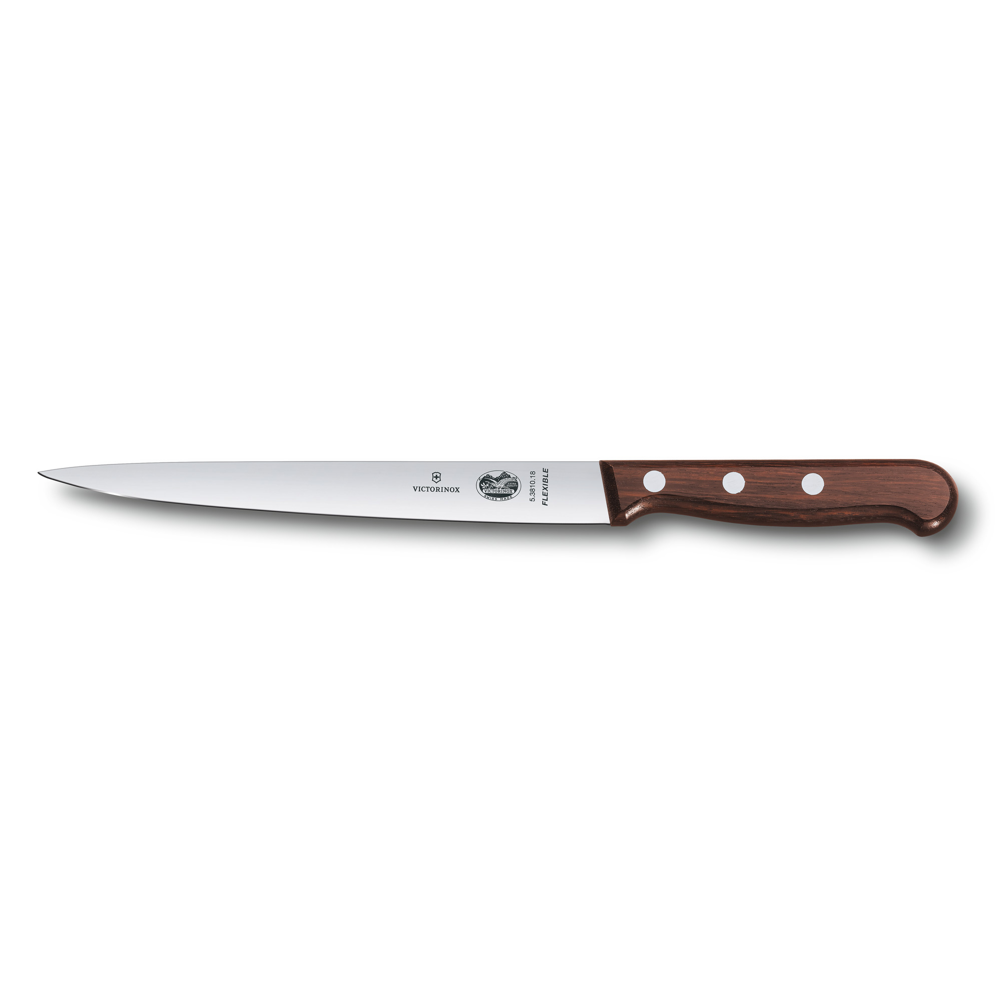 Victorinox Wood Fischfiletiermesser, super flexible Klinge, 18cm