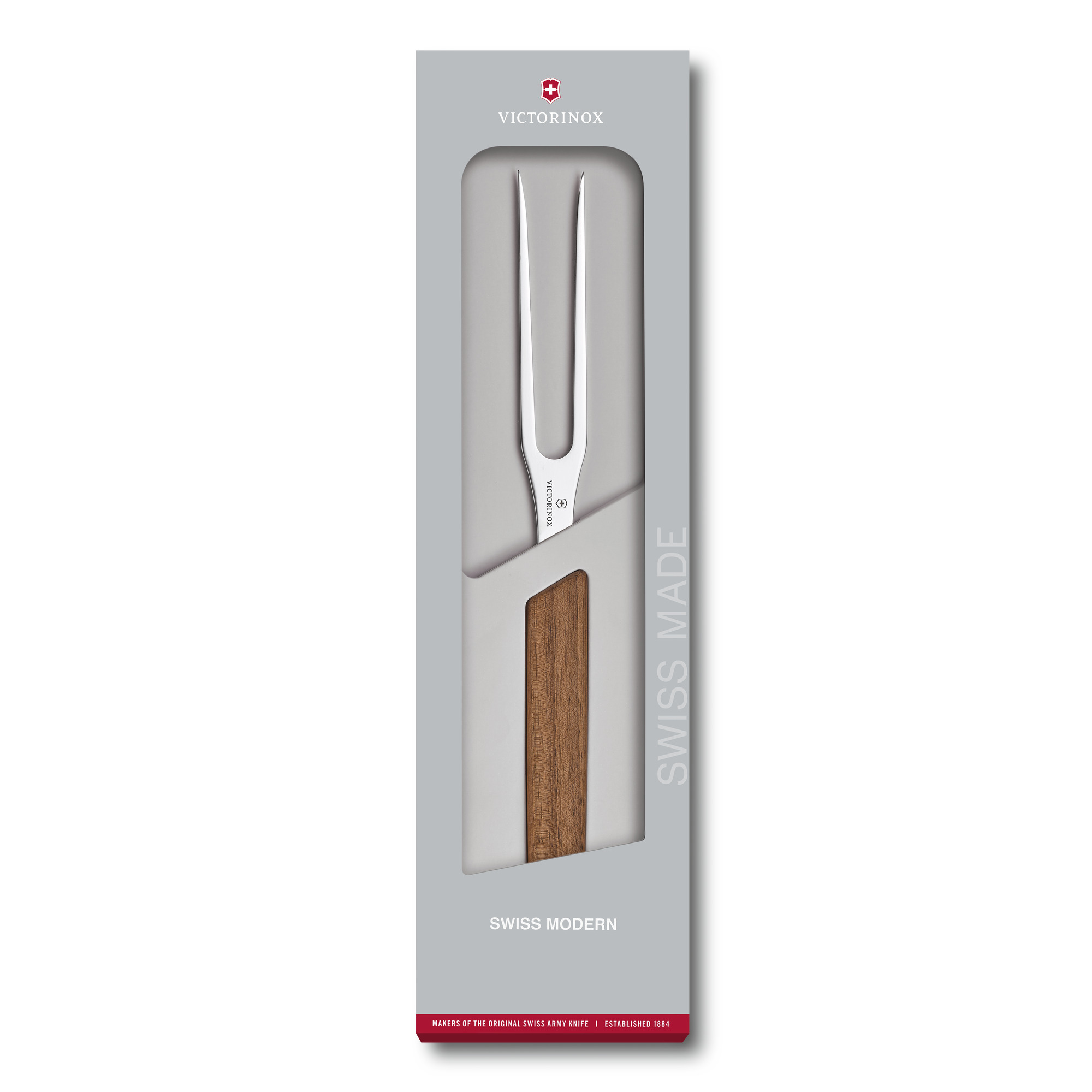 Victorinox Swiss Modern Wood Fleisch- und Bratengabel