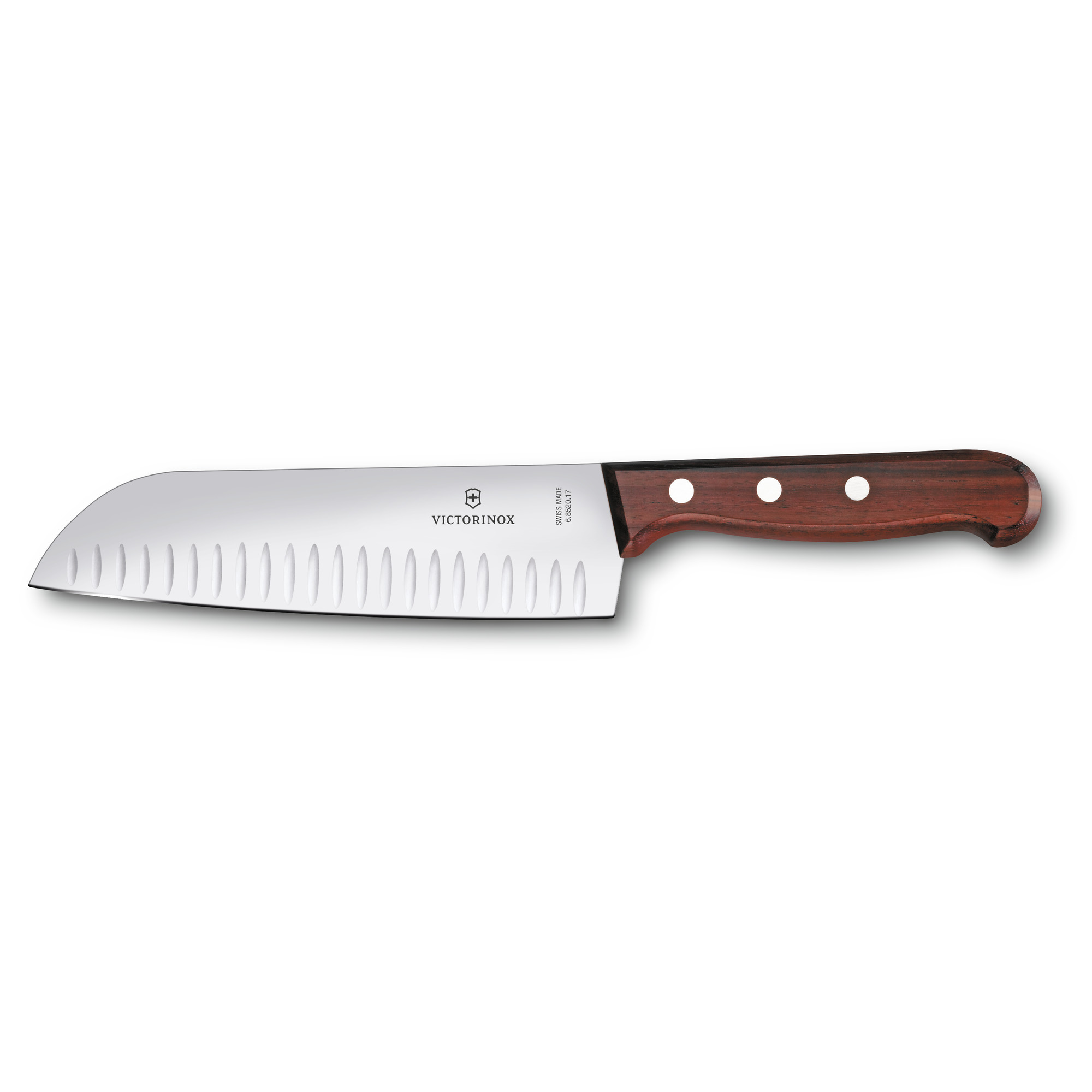 Victorinox  Wood Santokumesser,  Kullenschliff, 17 cm