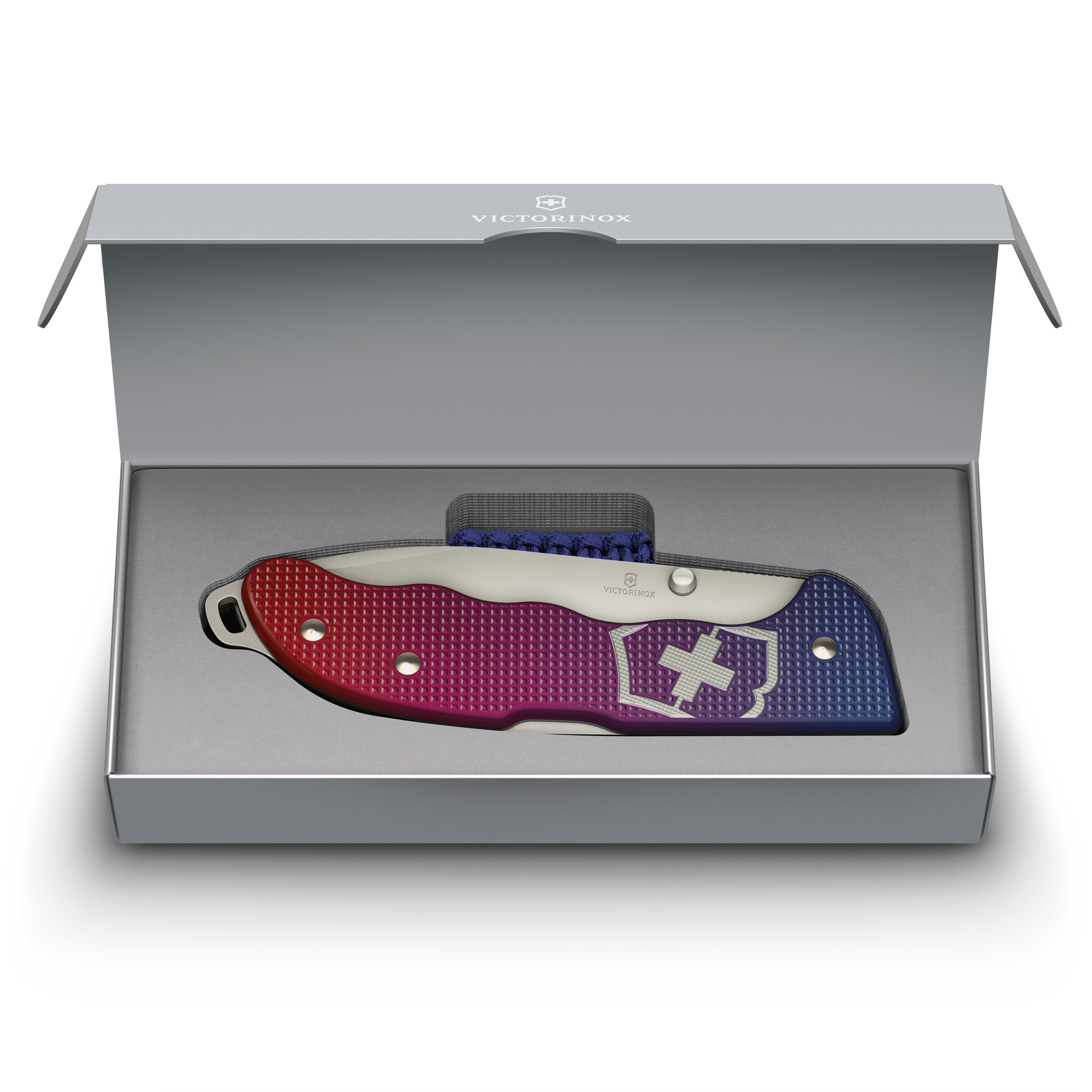 Victorinox Evoke Alox, blue/red