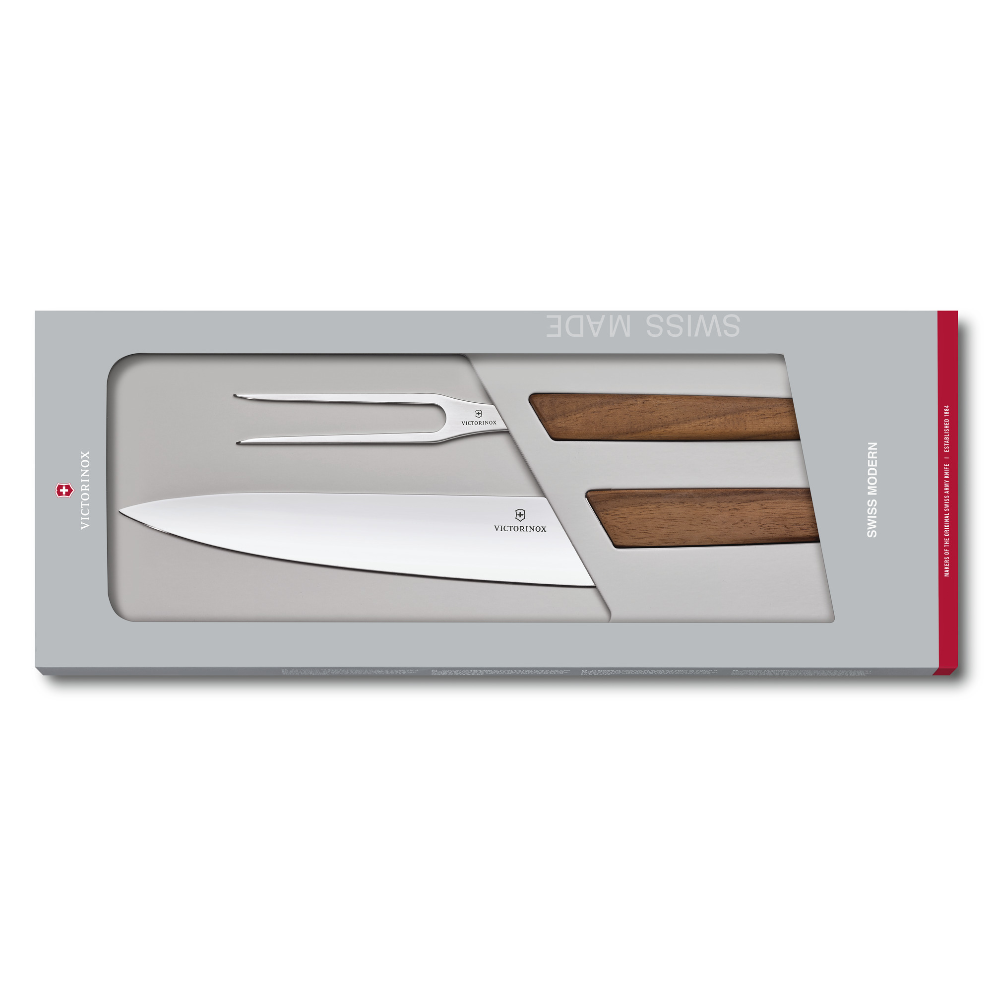 Victorinox Swiss Modern Wood Fleisch- und Bratengabel