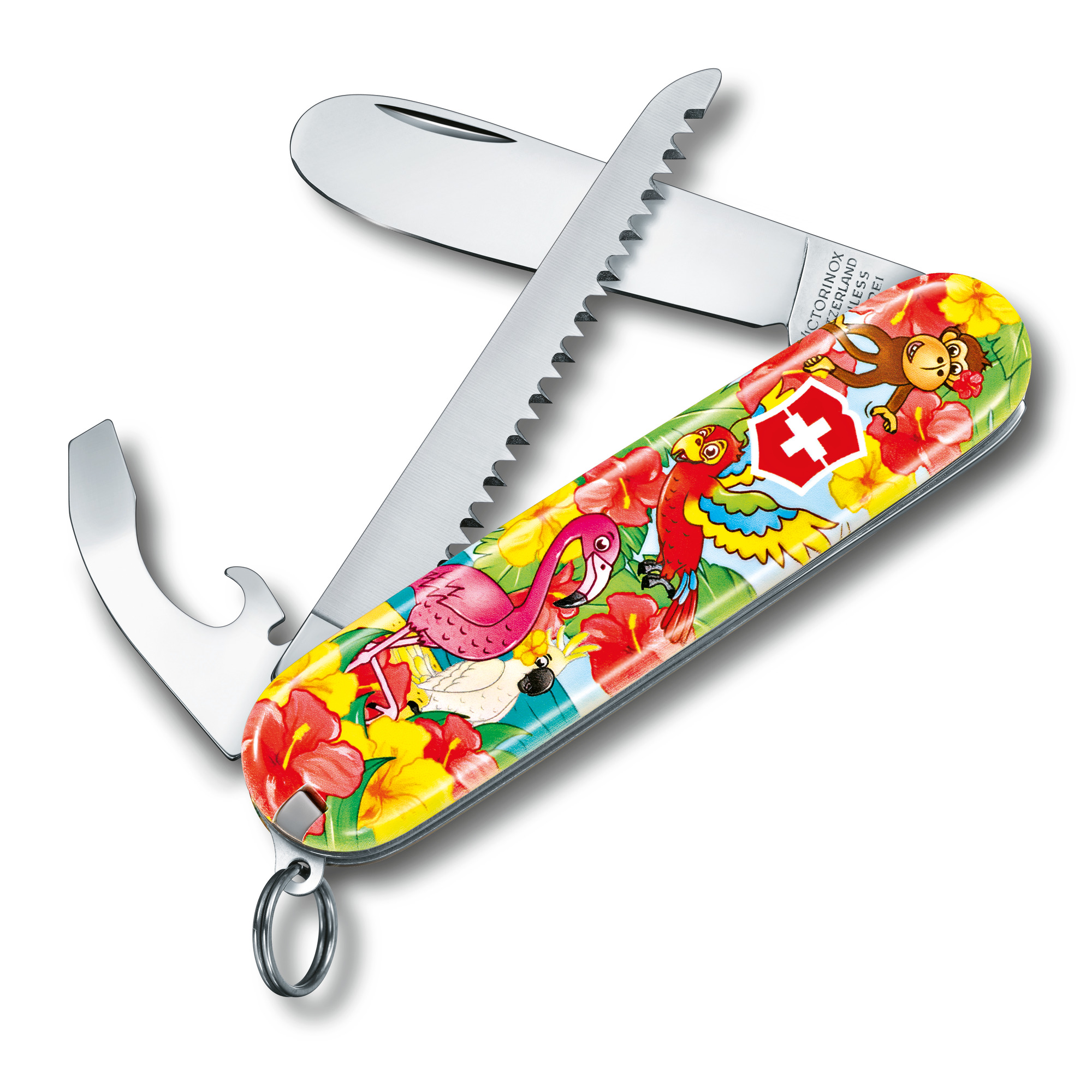 My First Victorinox Sets für Kinder, Tier-Edition, Papagei