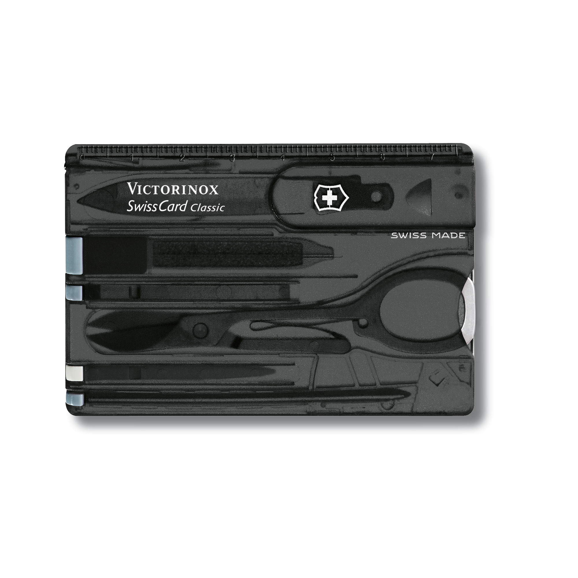 Victorinox Swiss Card Classic schwarz transparent