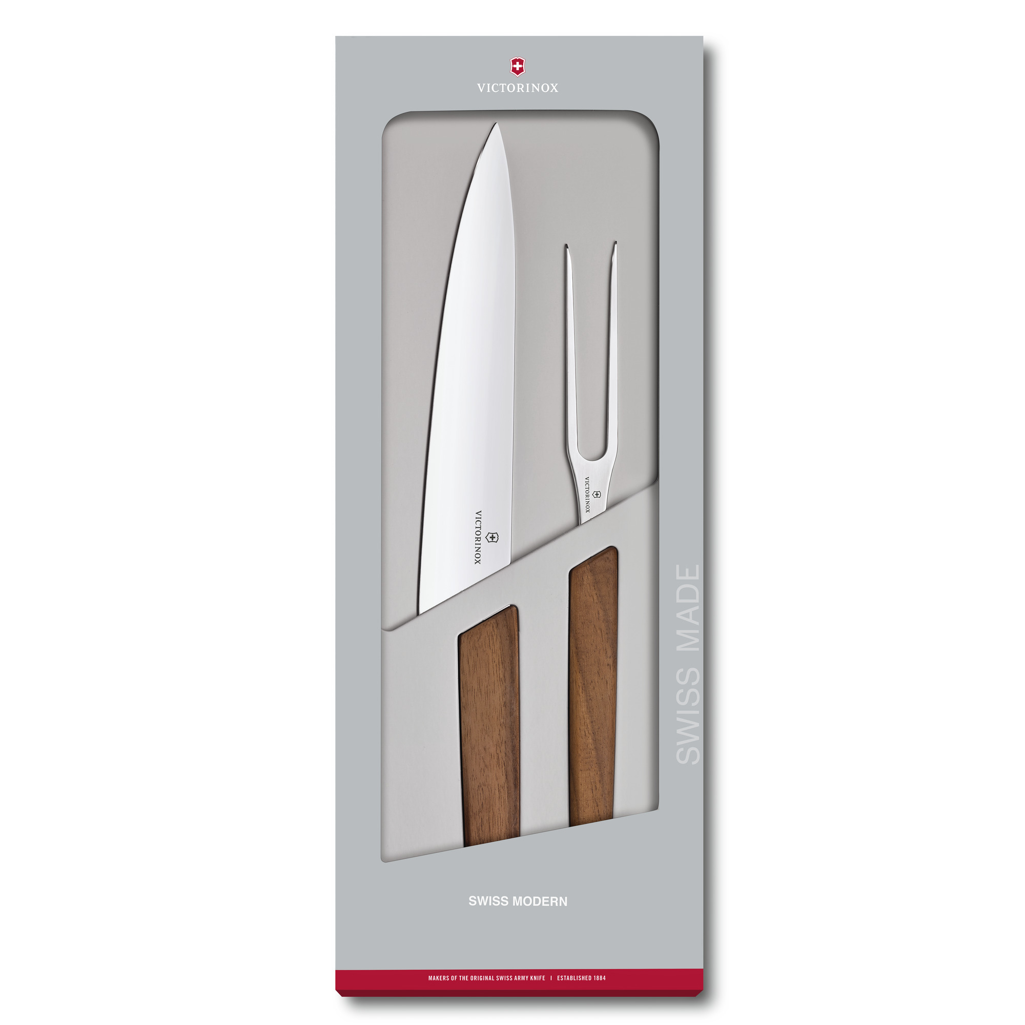 Victorinox Swiss Modern Wood Fleisch- und Bratengabel