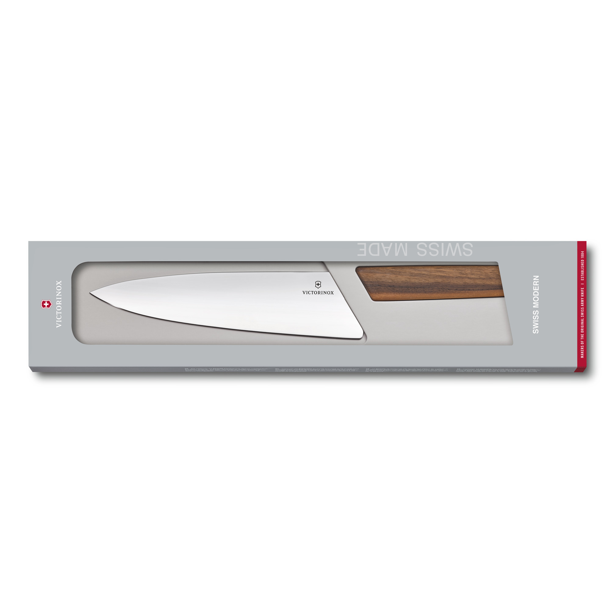 Victorinox Swiss Modern Wood Tranchiermesser, 22 cm