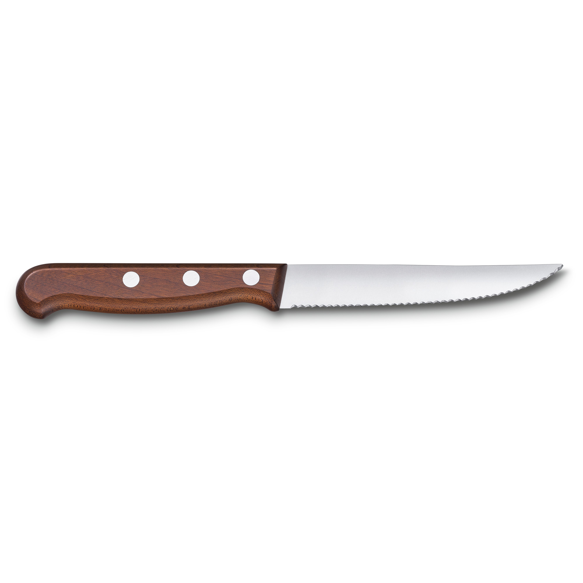 Victorinox Wood Steak- und Pizzamesser-Set, Wellenschliff, 2-teilig