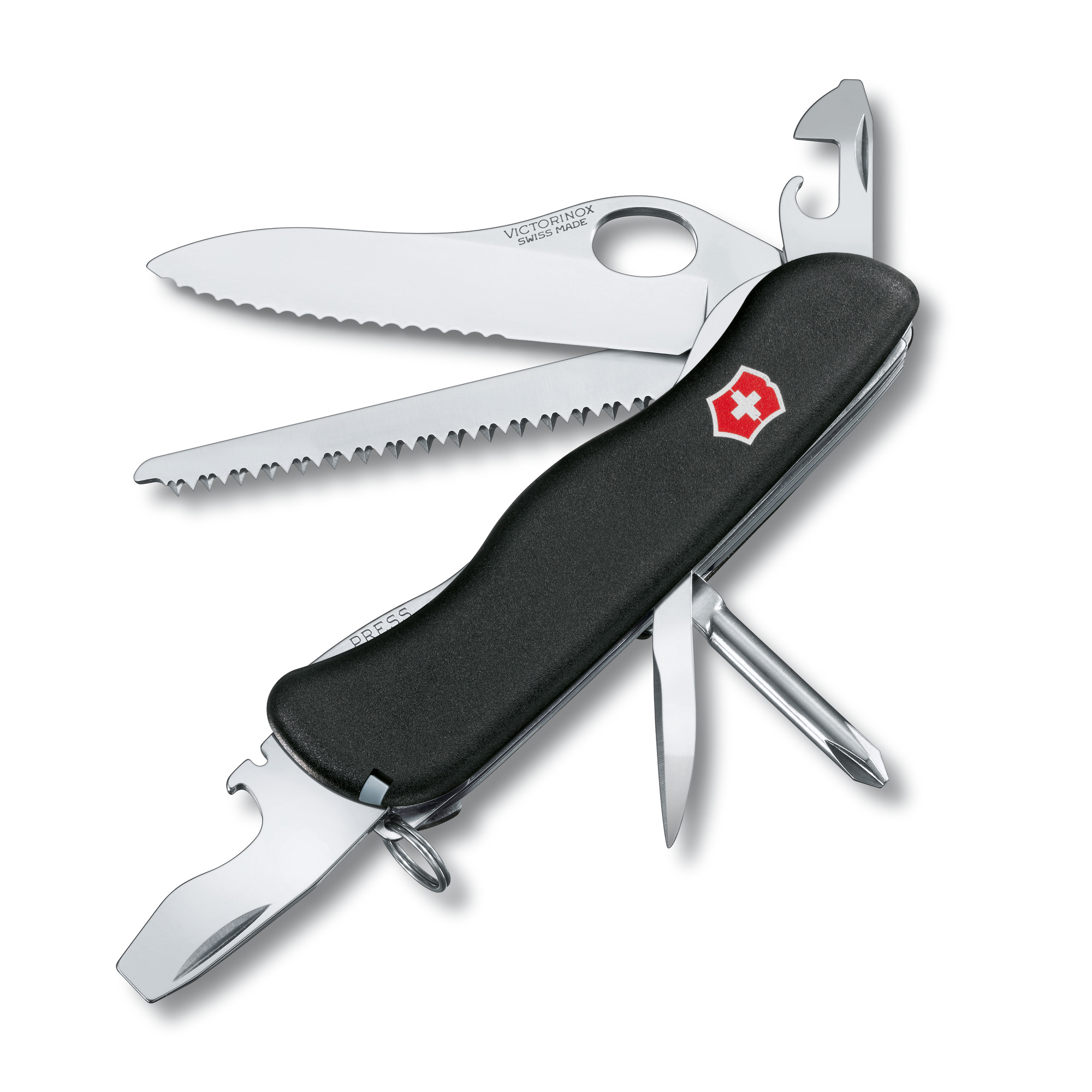 Victorinox Trailmaster mit Einhand-Feststellklinge und 2/3 Wellenschliff schwarz